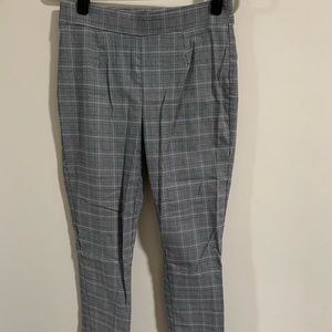 Calvin Klein Grey Plaid Pants